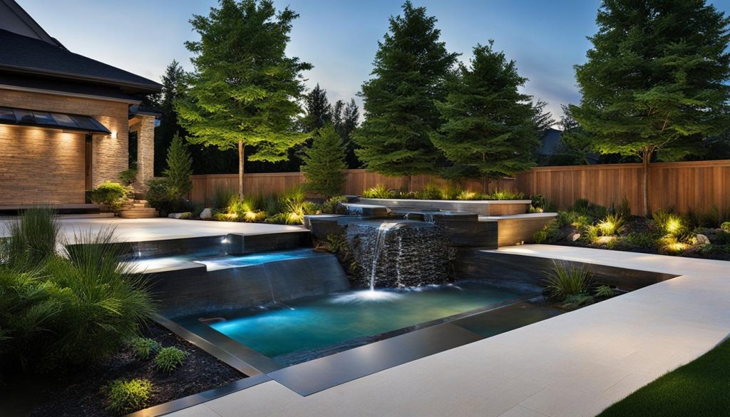 Customized water feature designs