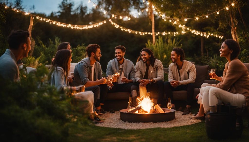Entertainment landscaping