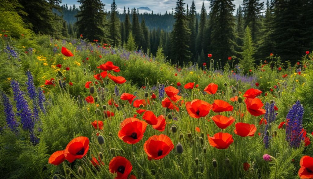 Flower landscaping