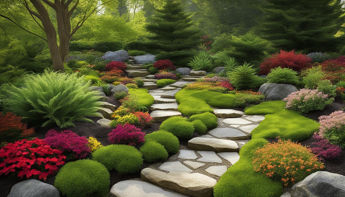 Rock landscaping