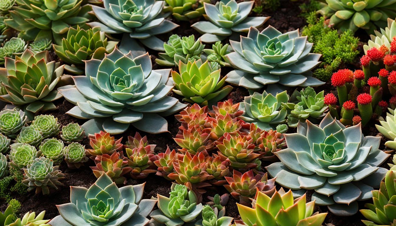 Succulent landscaping