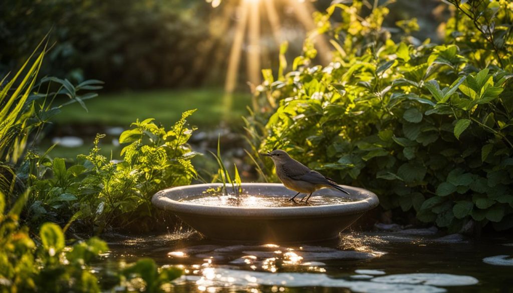 bird bath