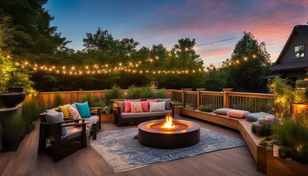 outdoor party space