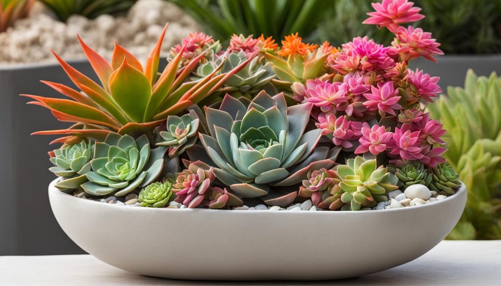 succulent arrangement